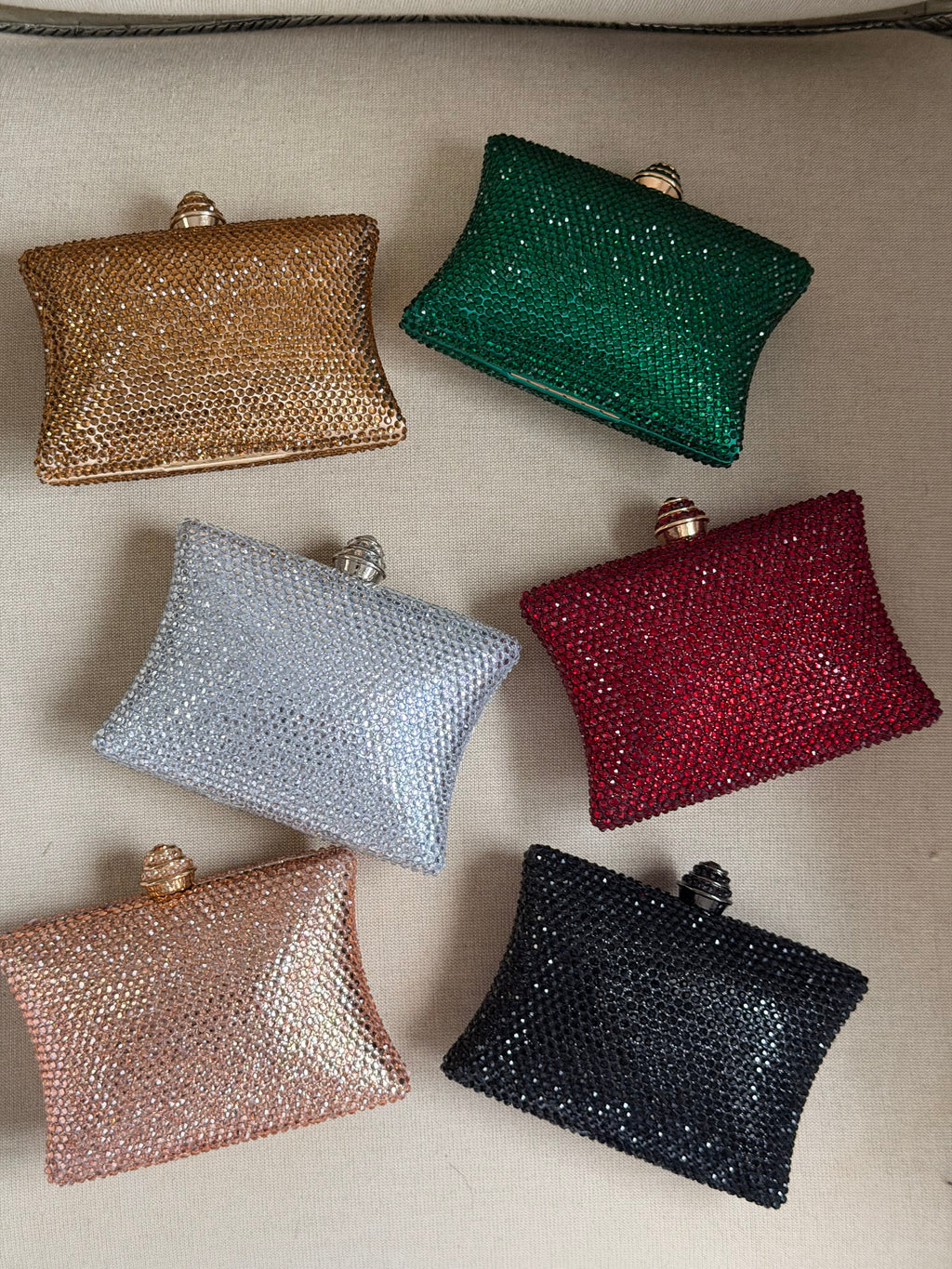 MINI RHINESTONE CLUTCH