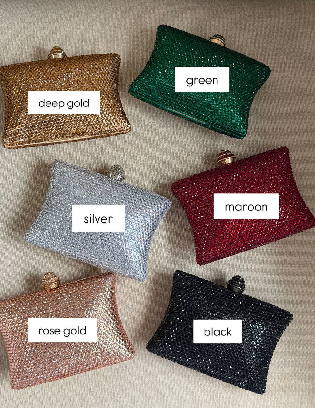 MINI RHINESTONE CLUTCH